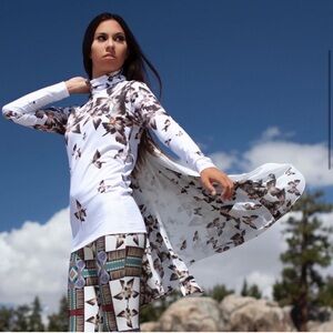 Jamie Okuma Butterfly Turtleneck Long Sleeve - Small